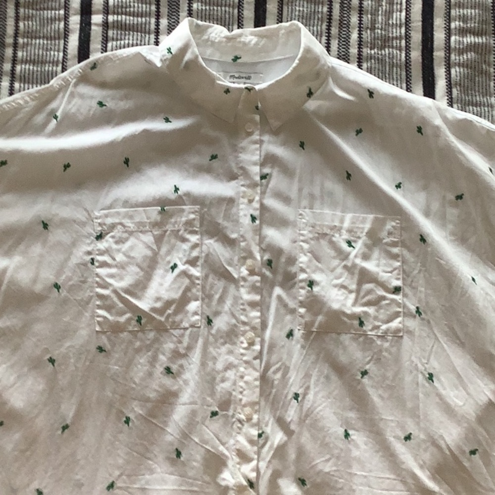 Madewell cotton short sleeve shirt